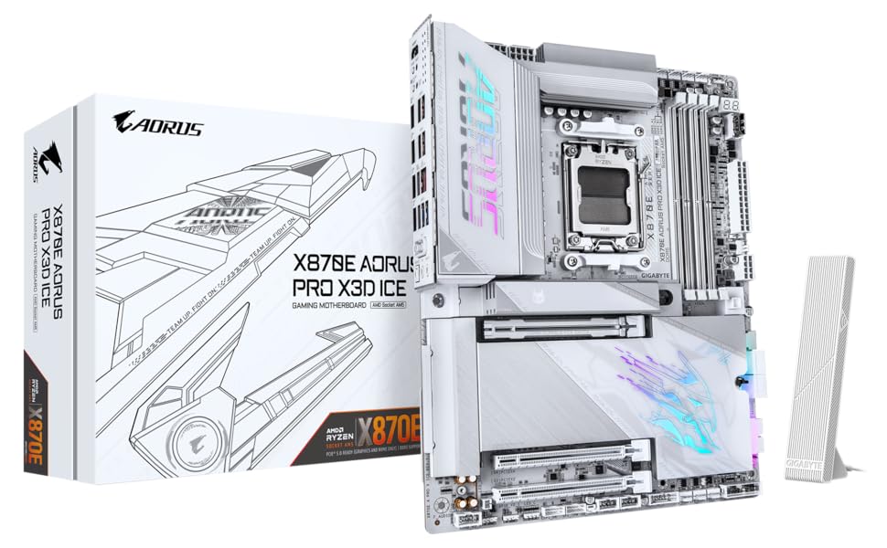Amazon | GIGABYTE X870E AORUS PRO X3D ICE ATX マザーボード