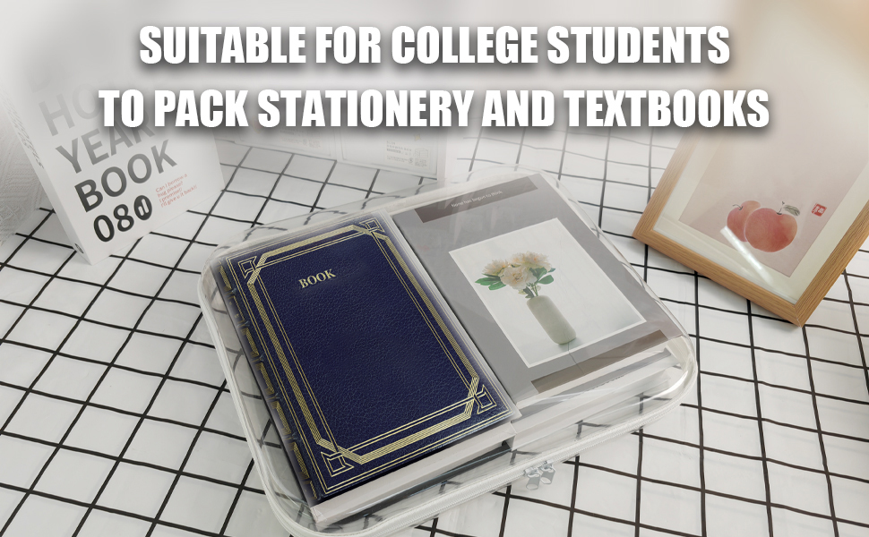 Zippered Transparent Cases for Snacks