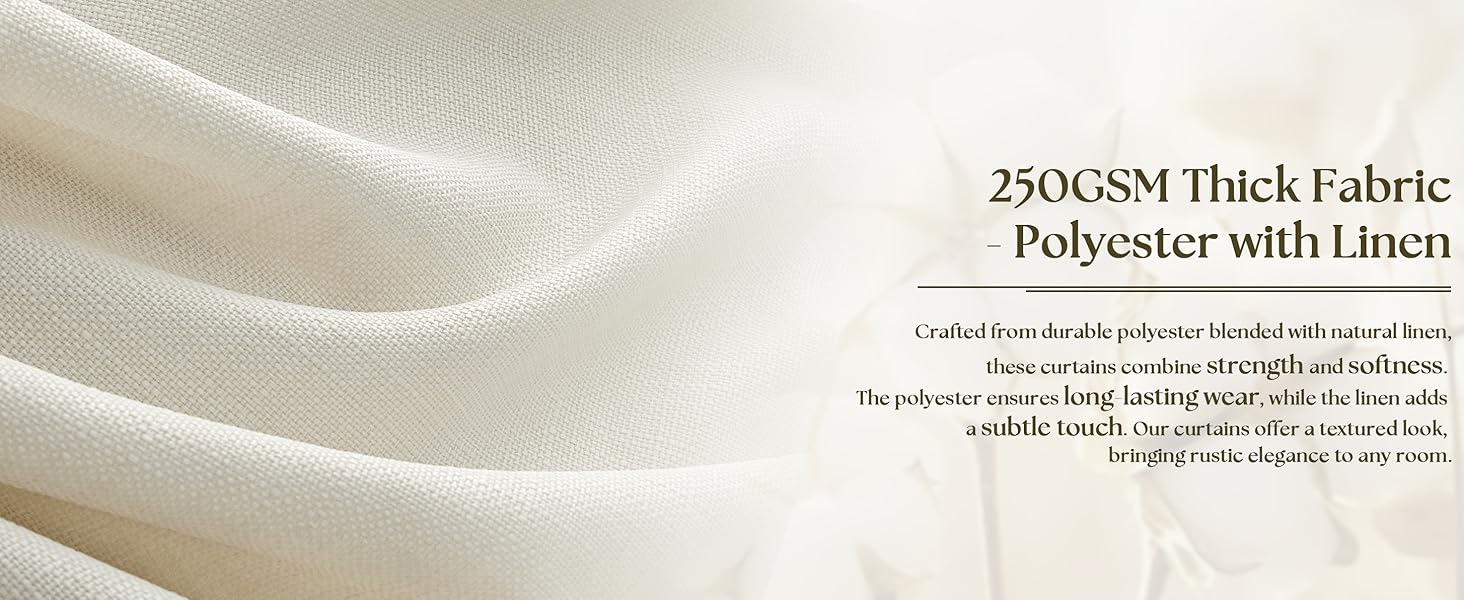 natural linen curtain