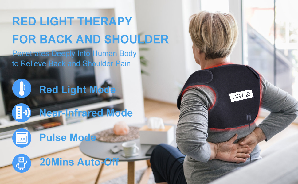 Dialudon Red Infrared Light Therapy Device for Shoulder