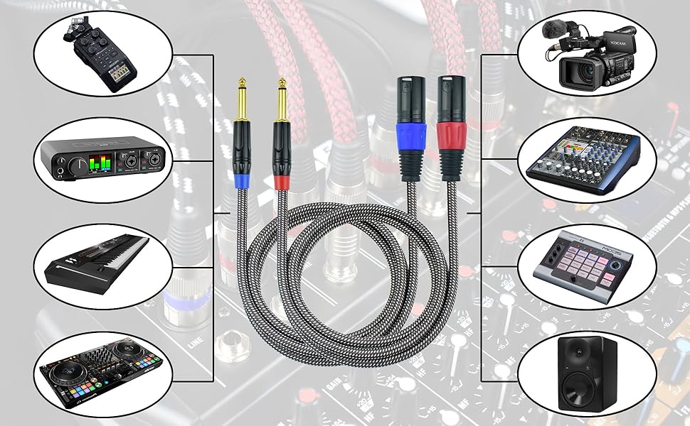 unbalanced 6.35 XLR adapter
