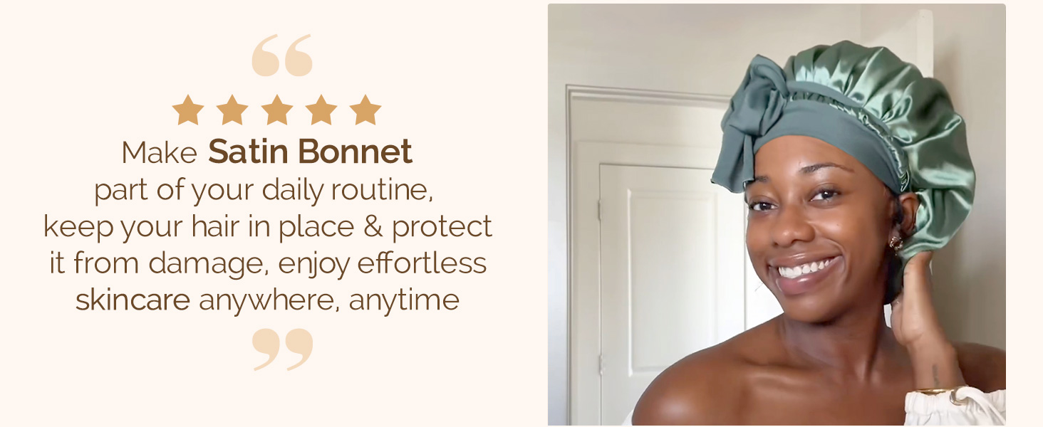 smooth silk bonnet