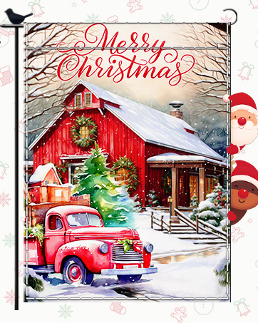 Christmas Garden Flags