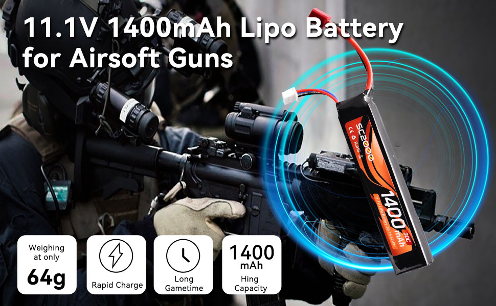 11.1v airsoft battery