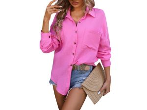 Blusen Damen Langarmshirt
