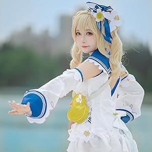 Amazon.co.jp: NoryNick 原神 ウィッグ コスプレ 月海亭の秘書