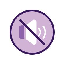 No sound icon