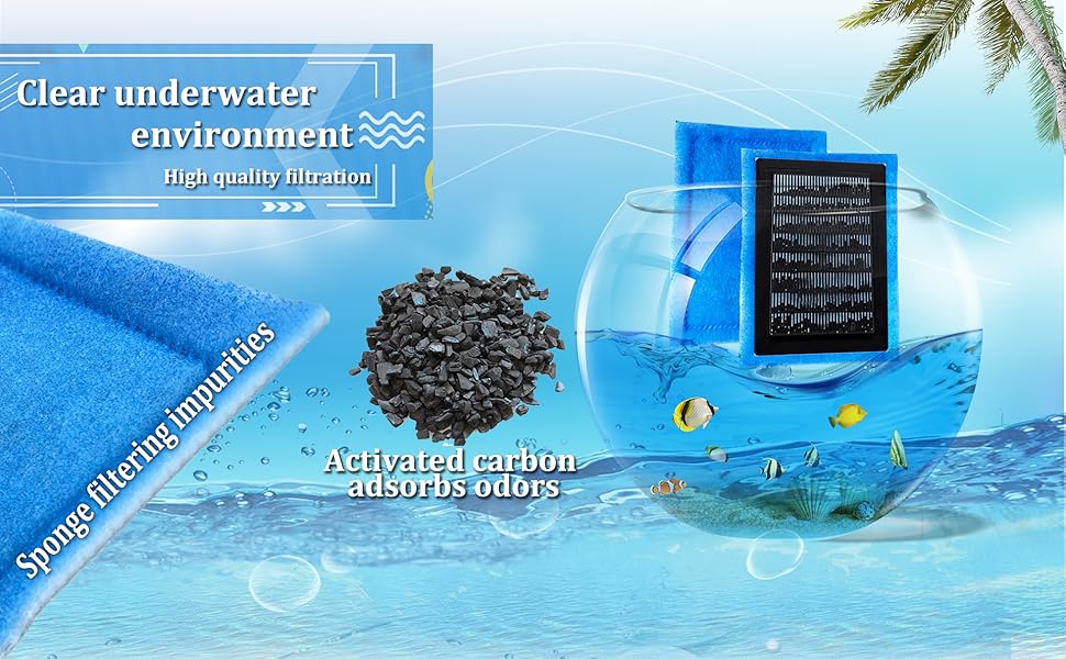 Xinhw 2040 gallon aquarium Filter for aqua tech filters