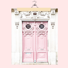 fashion wall art trendy gallery wall vintage pink pictures