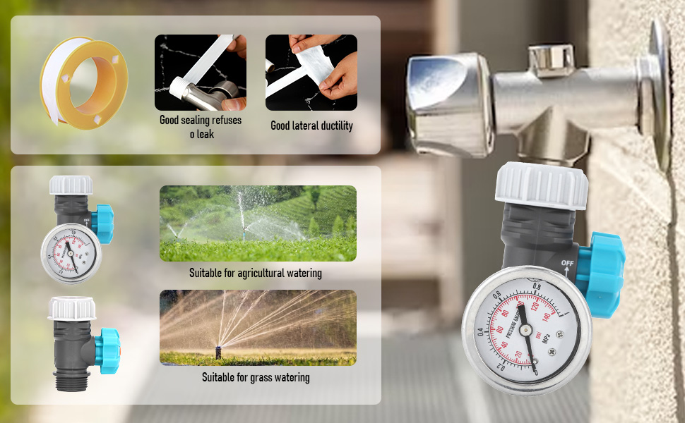Alvinlite Druckminderer Wasser, Wasserdruckreduzierung POM