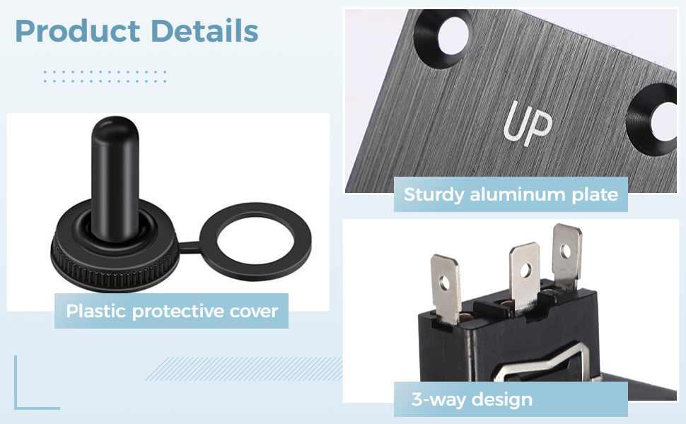 yeesport Toggle Switches Boat Trim Switch,Marine Momentary