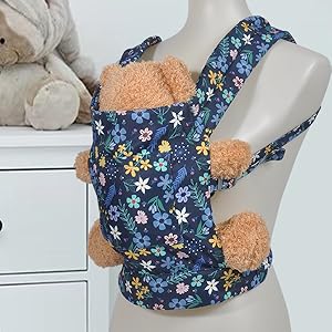 Baby Doll Carrier for Baby Girl Premiums Soft Cotton Straps and Skin-Friendly Webbing Stuffed Animal