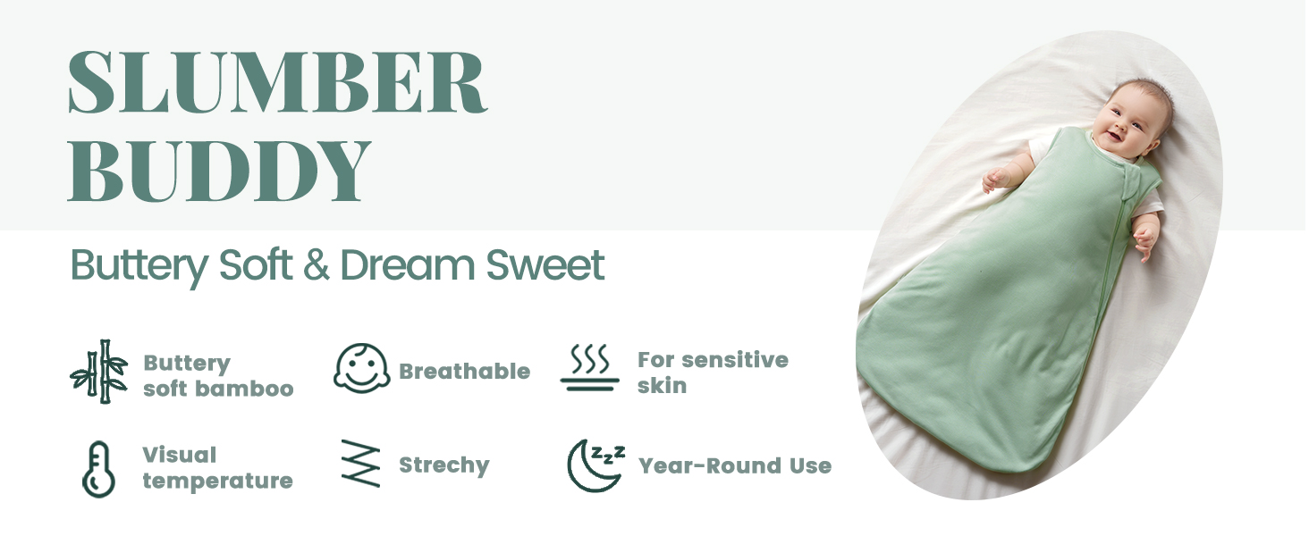Slumber Buddy Sleep Sack 3-6 Month, Baby Newborn 0-3 Months