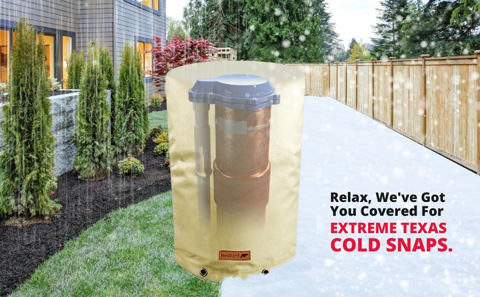 Redford Supply Co. Round Winter Pipe Insulation Well Head Cover, Well Pump Cover