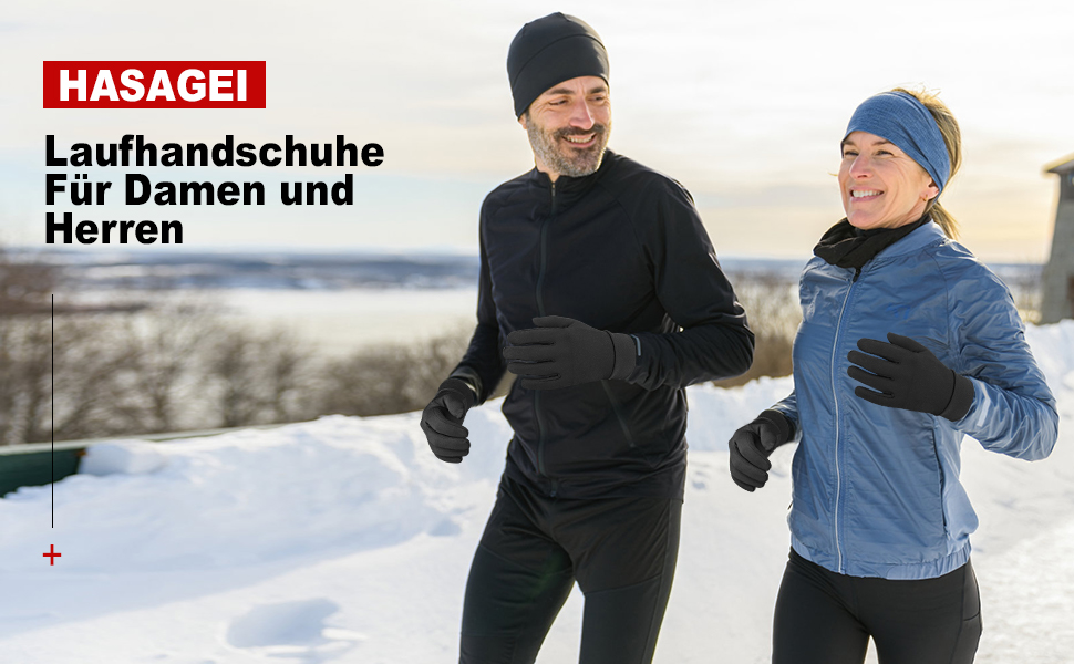 HASAGEI Touchscreen Handschuhe Laufhandschuhe Fleece Sport Handschuhe