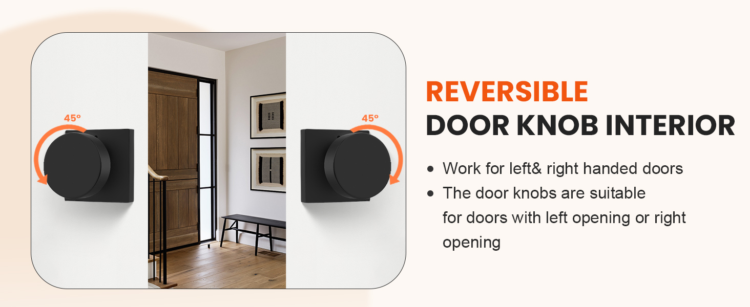 interior matte black door knobs