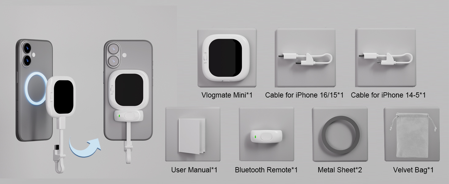Founist Vlogmate Mini Selfie Monitor Screen