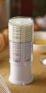 2 Cup Adjust-A-Cup, White