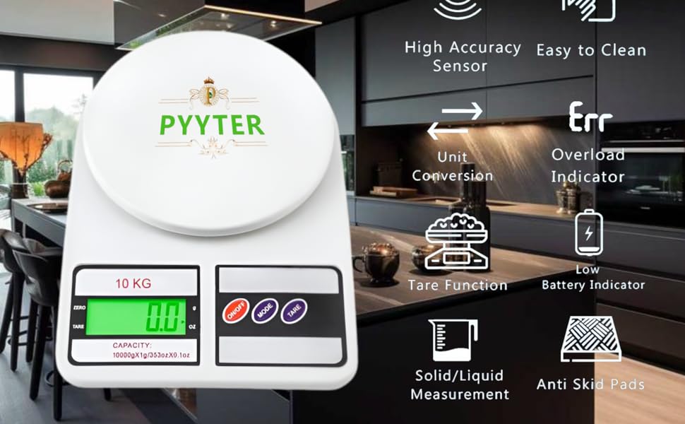 Digital Kitchen Food Weighing Scale For Healthy Living,