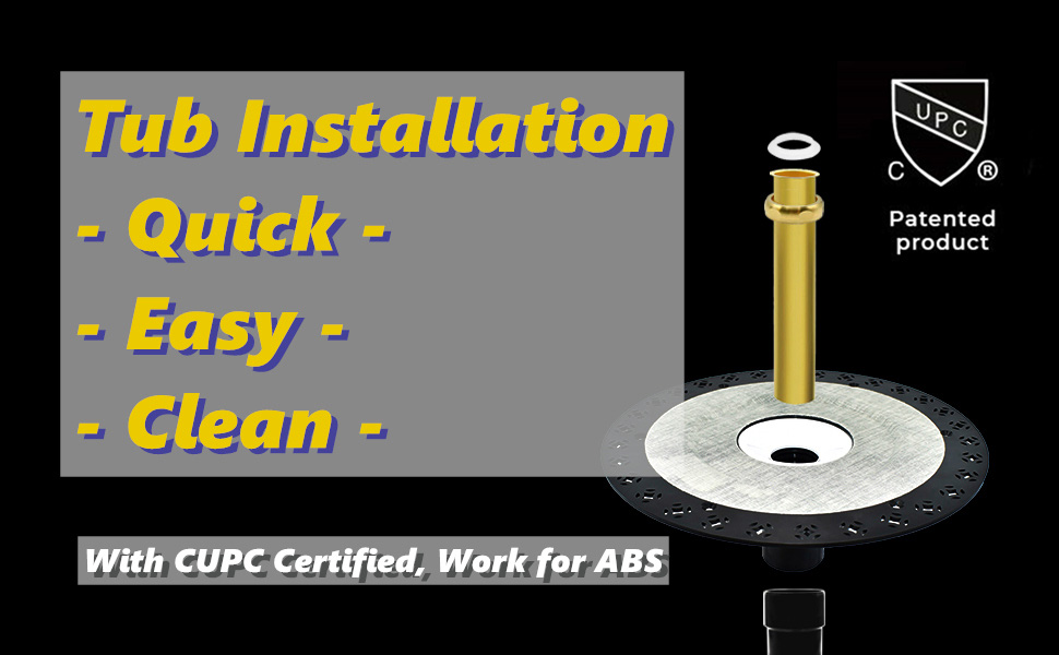 Freestanding Bathtub Drain Roughin Kit, Easy Freestanding Tub Drain