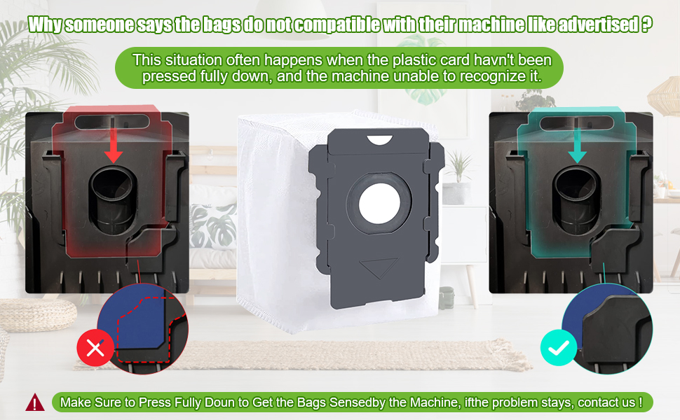 14 pack Vacuum Bags for iRobot Roomba i7, i7+, i8, i8+, i3