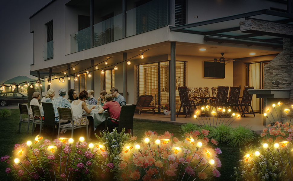 Solar Powered Firefly Lights