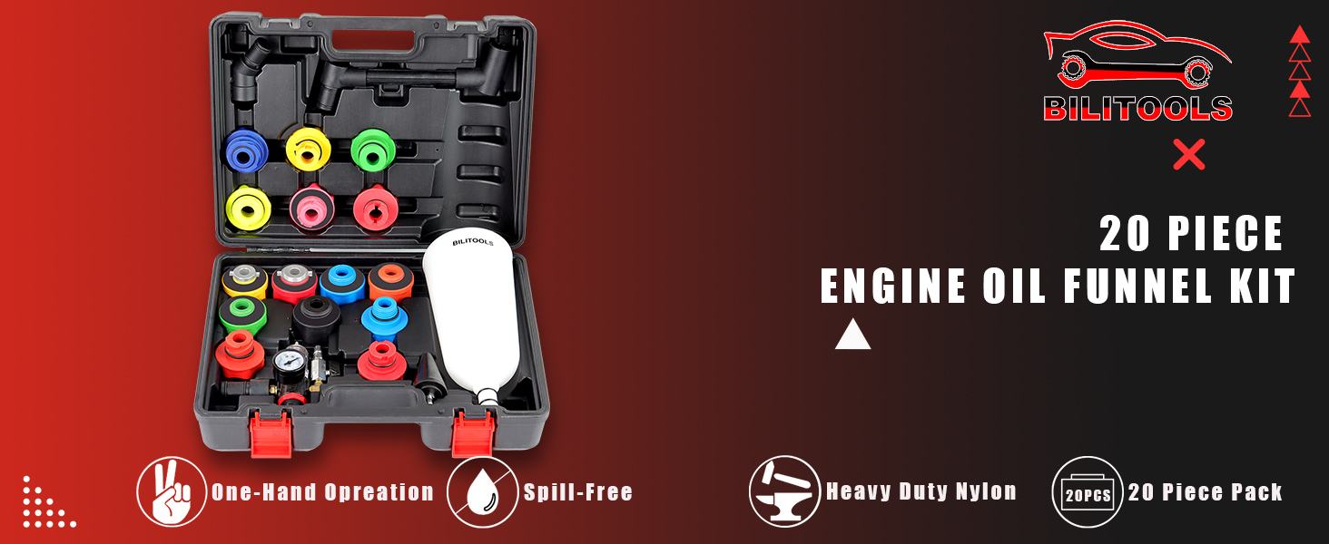 Automotive Engine Oil Dispenser Funnel Kit