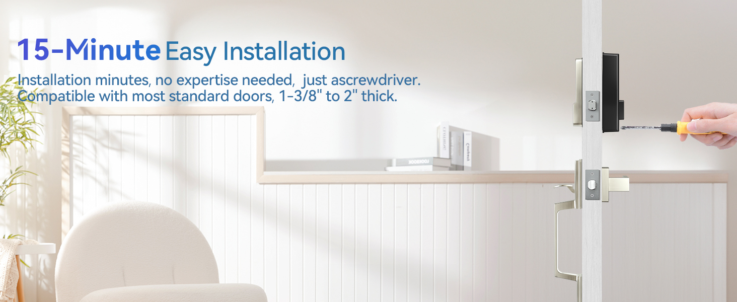 front door lock set keyless entry