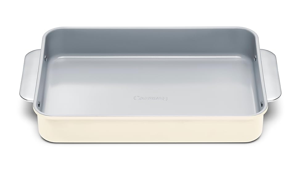 Amazon.com: Caraway Non-Stick Ceramic 9”x13” Rectangle Pan - Naturally