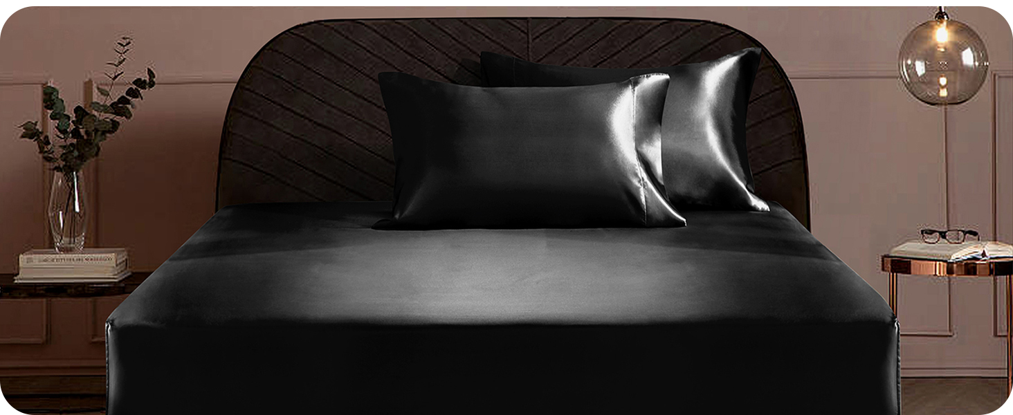 CozyLux satin sheets