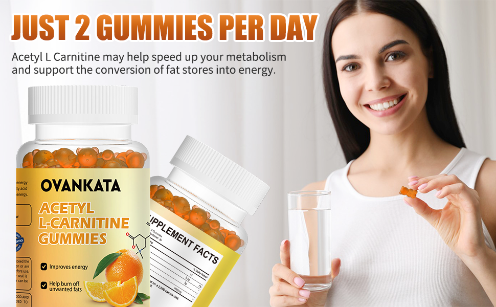 Acetyl LCarnitine Gummies 1500mg Acetyl LCarnitine