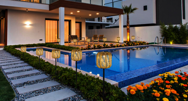 Swimming pool pole