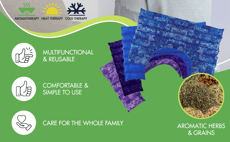 lightweight pads heap warmable contouring microwaveable acumulador unscented microwavable compress