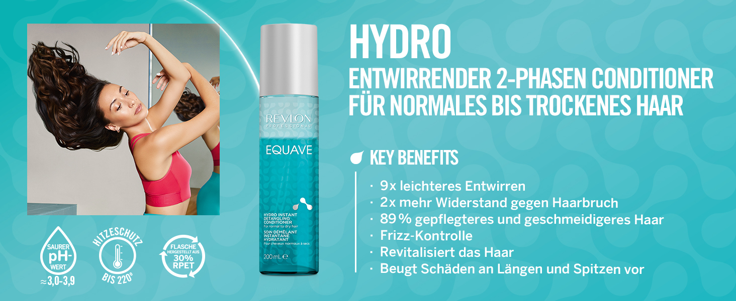Equave Hydro Conditioner für leichteres Entwirren und geschmeidigeres Haar