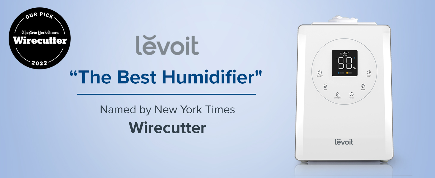 LEVOIT Humidifiers For Bedroom Large Room Home, 6L Top Fill Warm and
