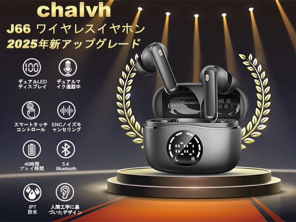 Amazon.co.jp: イヤホン bluetooth ワイヤレスイヤホン「2025年