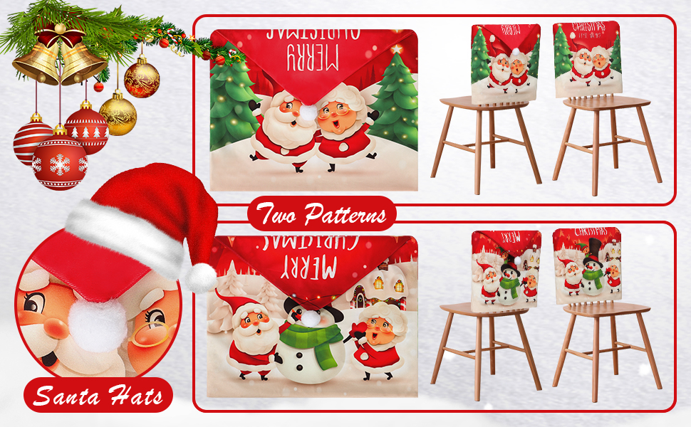 santa claus chair covers