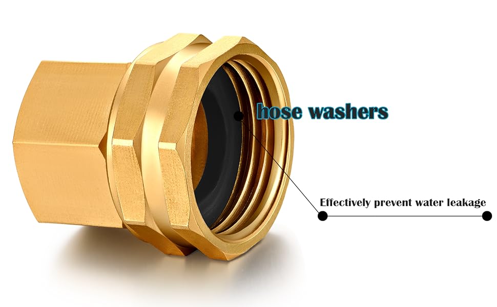 YELUN Solid brass Garden Hose Fittings Connectors Adapter