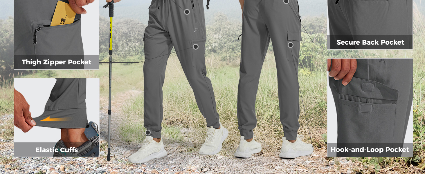 tapered joggers for men
