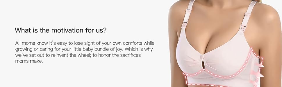  Dante Nu 5PACK Full Bust Nursing Maternity Bras for Pregnant Women