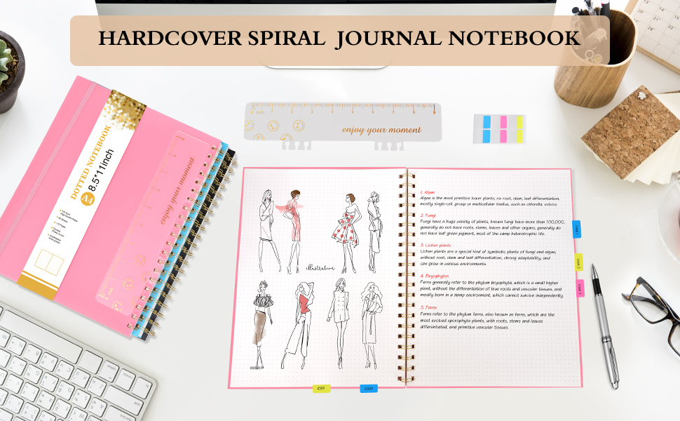Dotted Spiral Notebook Journal