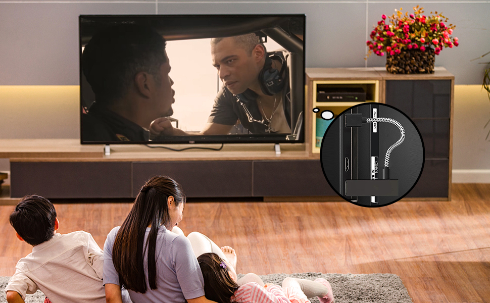 Micro USB Charging Cable, Powers Amazon Fire Stick Directly from TV USB