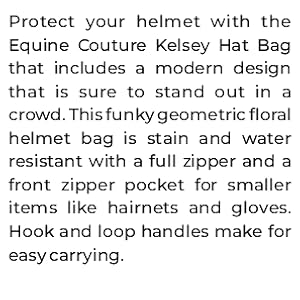 Equine Couture Kelsey Equestrian Helmet Bag