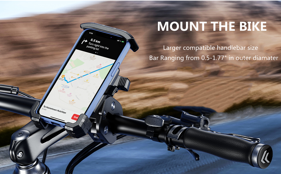 bike handlebar phone mount