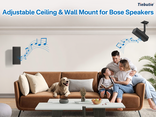Amazon.com: Tiebutie Angle Adjustable Speaker Wall Mount for