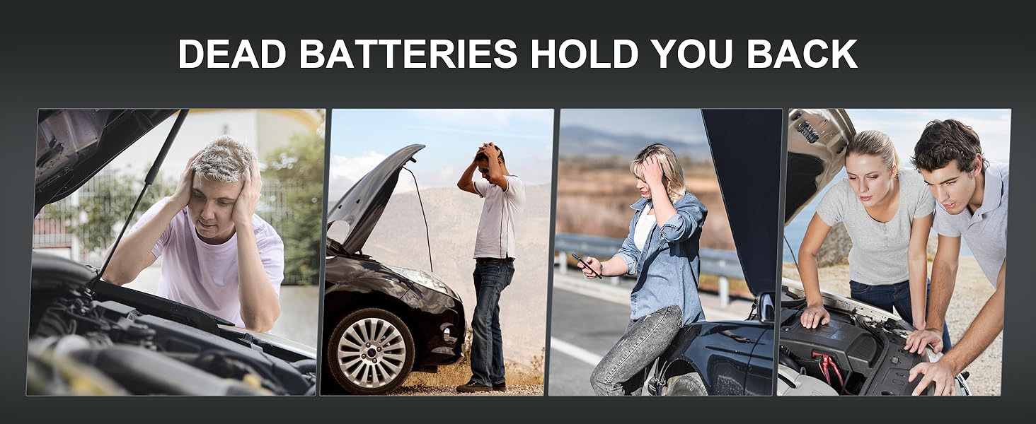 Car Jump Starter with Air Compressor