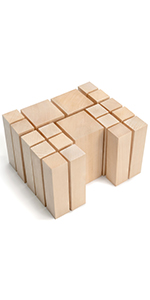 BeaverCraft Basswood Carving Blocks Carving Wood Bass Wood for Carving 7PCS Whittling Wood