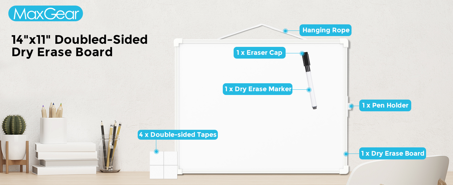 hanging whiteboard
