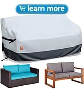 Heavy duty patio sofa cover