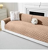 Deep Dream Velvet Couch Cover, Sectional Couch Covers, Anti Slip Sofa Covers for 3 Cushion Couch,...